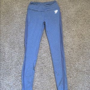 Blue/grey Gymshark Dry Leggings